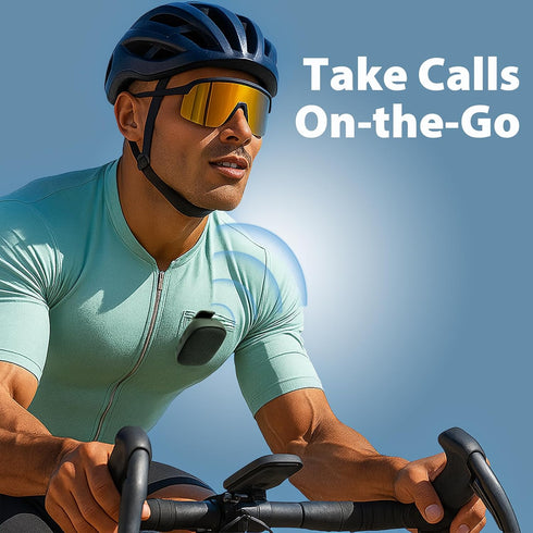 Travel Depot Wearable Bluetooth Speaker,Clip On Bluetooth Speaker w/Microphone, Portable Waterproof Wireless Speaker