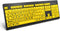 Large Print Computer Keyboard, Wired USB High Contrast Keyboard with Oversized Print Letters for Visually Impaired Low