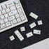 Gliging 135 Keys PBT Keycaps Cherry Profile DYE-Sub, White Theme Minimalist Style for Mechanical Keyboards