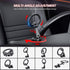 PROfezzion Magnetic Car Phone Mount, 2 x 180 Folding & Double 360 Rotating, for iPhone 15/14/13/12 Series, 2023