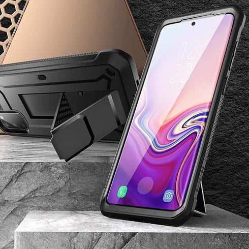 SUPCASE S20 5G S20 5G, for Samsung Galaxy FE Case with Screen Protector (Unicorn Beetle Pro), [Built-in Stand