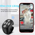 Iesooy Fingertip Wireless Bluetooth Remote Control, Fingertip Ring, Scrolling Ring Remote Control Page Turner