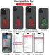 KSELF 15 15 6.1'', Leather Case for iPhone Case, Thin Flexible Soft Grip Luxury Cover, Protective Slim with Kickstand