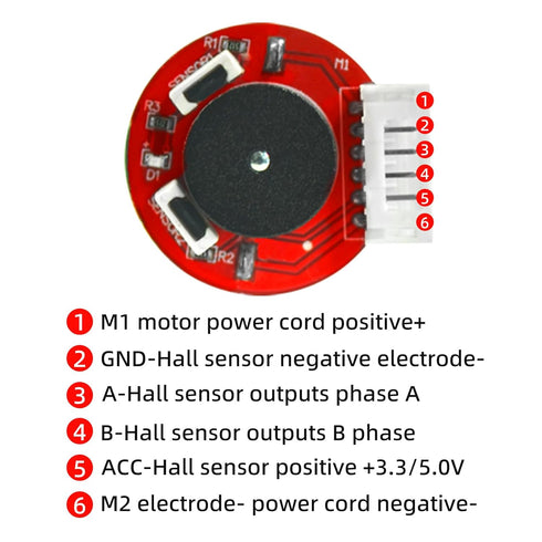 2Pcs 12V 100RPM 1:45 Gear Motor with Encoder DC Gear Ratio D Shaft Metal Encoder Gear Motor Silver for Smart car/Robot