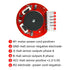 2Pcs 12V 100RPM 1:45 Gear Motor with Encoder DC Gear Ratio D Shaft Metal Encoder Gear Motor Silver for Smart car/Robot