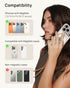 SODI 17 16 15 14 13 12 Cell Phone Ring Holder with Finger Strap, Detachable Finger Strap Magnetic Phone Grip, Strong