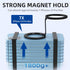 Rimyam 360Rotation 17/16/15/14/13/12 Magnetic Phone Ring Holder for MagSafe Finger Grip Stand Adjustable Cellphone