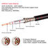 XRDS-RF N Male to N Male Cable 35FT, Type N KMR240 50 Ohm Coax Extension Cable for Low Loss