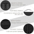 9V, 7 Pack 111 Battery Organizer Storage Case for AA AAA C D for Batteries Variety Batteries Mesh Bag (Battery Not