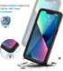 Lanhiem IP68 Waterproof Dustproof Shockproof Case for iPhone 13, Full Body Sealed Protective Front and Back Cover, 6.1