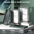 TOCOL Translucent Matte Case for Samsung Galaxy S22 Ultra - Military Grade Shockproof, Slim Fit Protective Cover (Green)