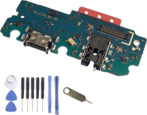 A136 Charging Port Replacement Charger Port Dock Board Parts for Samsung Galaxy A13 A136 5G 6.5 Inch