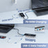 USB C Laptop Docking Station, 15 in 1 Multiport Adapter with Triple Display, Dual DP, HDMI, VGA, USB C/A, RJ45