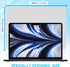 2 Pack 13" 14" 13 inch 14 inch Microfiber Cleaning Cloth for MacBook Neo &MacBook Pro & MacBook Air Screen Keyboard