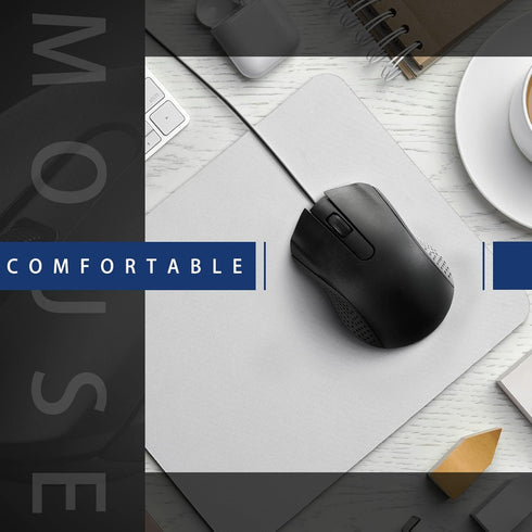 Hoteam Wired Computer Mouse Bulk, 12 Pcs Ergonomic USB Mice for PCs, Laptops, Gaming Office Supplies (Black)