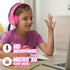 PowerLocus Kids Headphones, Bluetooth Wireless Over-Ear Headphones with Microphone, Safe 85DB Volume Limited