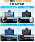 Thybro 7 Commuters Wireless Apple CarPlay & Android Auto Screen - Portable Car Display with AirPlay, Screen Mirroring