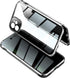 Anti-spy Screen Case for iPhone 12 Pro Max, Lock + Magnetic Adsorption Anti-Peeping Metal Frame Protective Cover