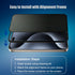 2 Pack Matte Privacy Screen Protector for iPhone 15 Pro Max, Anti-Spy Anti-Glare Tempered Glass Film