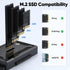 FEMORO 4-in-1, M.2 10Gbps 12V/2A M.2 2.5" 3.5" Hard Drive Reader SATA IDE to USB Docking Station, NVME Dock, Computer