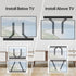 USX MOUNT Soundbar Mount, Flexible TV Mount for Sound Bars up to 16 Lbs, Tool-Free Adjustable for 23-90" TVs