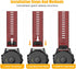 ANCOOL Compatible Fenix 7X Bands, 26mm Silicone Replacement Watchbands for Fenix 5X/5X Plus/6X/6X Pro (Camouflage Red)