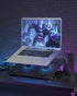 KeiBn Laptop Cooling Pad, Gaming Laptop Cooler with 2 Fans, 5 Height Stands, 2 USB Ports for 10-15.6 Inch Laptops