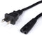 THE CIMPLE CO Figure 8 Power Cord (2 Prong) with Copper Wire Core, Non Polarized for Satellite, CATV, Game Systems, 8