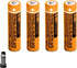 4PCS NI-MH AAA Rechargeable Battery, 1.2V 550mAh for Panasonic Cordless Phone, HHR-55AAABU Replacement