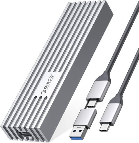 ORICO M.2 NVMe SSD Enclosure to USB-C PCIe Adapter, 10Gbps USB3.2 Gen2 for NVMe M-Key/M+B Key SSD