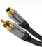 KabelDirekt 3ft RCA Extension Cable, Break-Resistant Lead for Brilliant Sound Quality