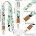 Piefly Phone Lanyard Crossbody Wrist Strap, Flower Chickens Cell Phone Lanyards for Around the Neck Wristlet Shoulder
