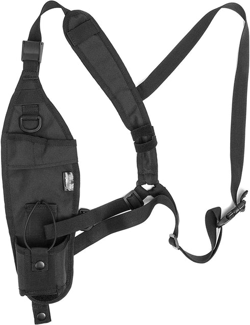 Radio Shoulder Harness Holster, Universal Vest Rig for Police Firefighter Two Way Radio Search Rescue Essentials