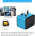 Travel Adapter Worldwide, Universal International Power Plug Adapter with 2.4A 3xUSB-A and 3.0A Type-C Charger