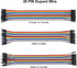 AITRIP 3PCS 1.3 Inch I2C 128x64 SH1106 IIC OLED Display Module Pixel Screen Module with Breadboard Jumper Wires M/F M/M