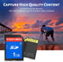 INDMEM SD Card 1GB, 10 Packs Class 4 Flash Memory Card, MLC Standard Secure Digital Cards for Camera