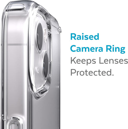 Speck 13 iPhone Mini Case - Drop Protection, Wireless Charging Compatible, Clear, Antimicrobial