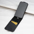 TORRO Leather Flip Case for iPhone 14, Genuine Leather MagSafe Compatible Case with Card Holder (Black)