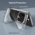 ESR Boost Series iPhone 15 Pro Case: Slim Clear Back, Metal Kickstand, 3 Stand Modes, Military-Grade Protection,