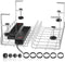 Under Desk Cable Management Tray 2 Pack, Xpatee Wire Management No Drill Cable Tray for Office, Home - White