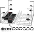 Under Desk Cable Management Tray 2 Pack, Xpatee Wire Management No Drill Cable Tray for Office, Home - White