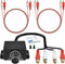 UBANU 3Pcs Universal RCA Level Controller with Audio Cables | Car Audio Bass