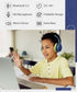 rockpapa E7 Over Ear Wireless Bluetooth Headphones with Mic, Travel Case, Foldable Wired/Wireless for Kids and Adults