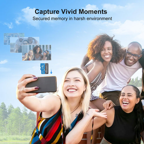 TOPESEL 64GB Micro SD Card, 2 Pack Memory Cards UHS-I TF Card Class 10 for Camera/Phone/Dash Cam/Tablet/PC