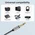 GINTOOYUN 2-Pack 6.35mm Male Plug to Bare Wire Open TRS Stereo Audio Cable Adapter - 0.3m/11in