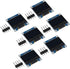 DWEII 6PCS I2C 128X64 0.96 Inch SSD1315 R3 OLED Display Module IIC Display Module Yellow Blue Two-Color Display