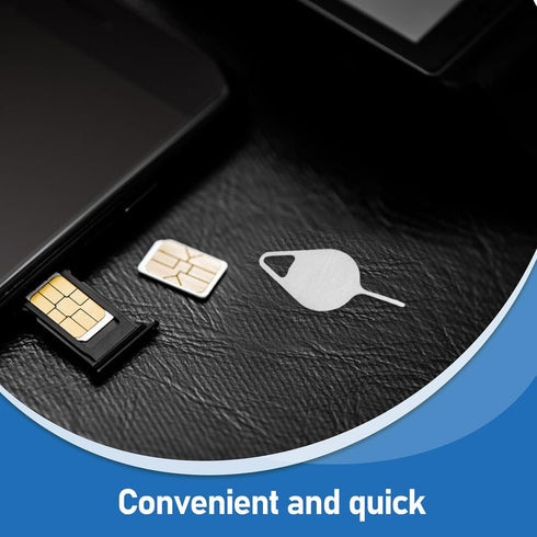 200 INOOMP Pcs Sim Card Ejector Pins Mobile Phone Card Removal Tool Stainless Steel Tray Opening Pin for Smartphone