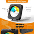 Portable CD Player with Bluetooth, Desktop Music Player with Remote Control, Supports CD/FM Radio/USB/AUX - Black
