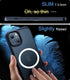 Metal Ring Adhesive Sticker Rings for iPhone 12 13 14 15 Case Converter Kit, Magnetic Mount Adapter
