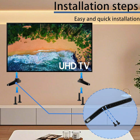 Tjfujie UN43NU6900FXZA 43 inch UN43NU6900F/UN43NU6900FXZA UN43NU6950F/UN43NU6950FXZA BN81-16872A Legs Compatible
